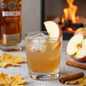 Cider and Bourbon Cocktail