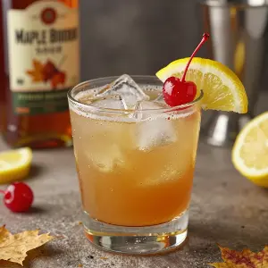 Maple Bourbon Sour