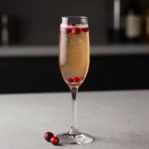 Vanilla Cranberry Mimosas