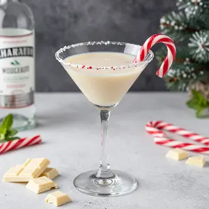 White Chocolate Peppermint Martini
