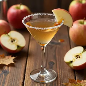 Salted Caramel Apple Martini