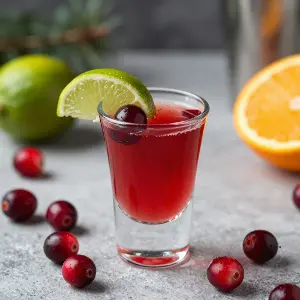 Cranberry Kiss Shot