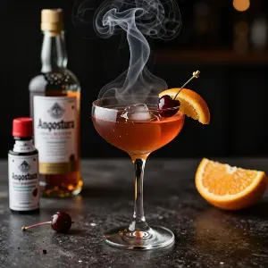 Smoked Manhattan Cocktail