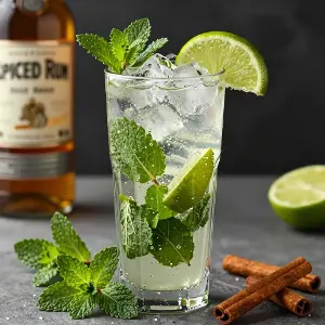 Spiced Rum Mojito