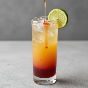 Rum Sunset Cocktail