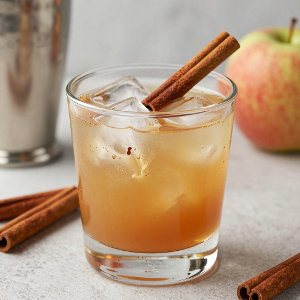Caramel Apple & Spiced Rum Cocktail