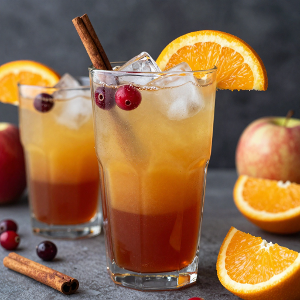 Autumn Spiced Rum Punch