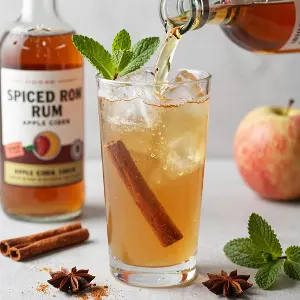 Spiced Kombucha Rum Punch