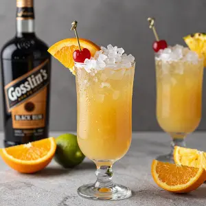 Black Rum Swizzle